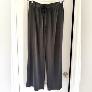 Topshop Satin Wide Leg Pants